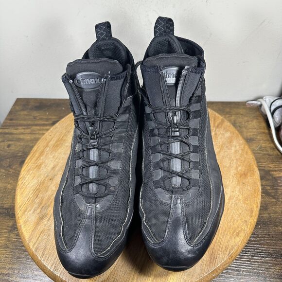 Nike Air Max 95 Utility Shoes Mens Size 10.5 Triple Black 806809-002 Sneakers main image 5